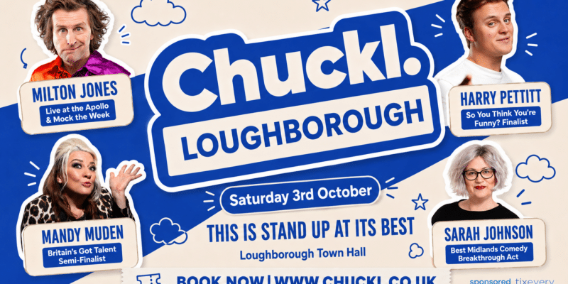 Chuckl. Loughborough with headliner Milton Jones