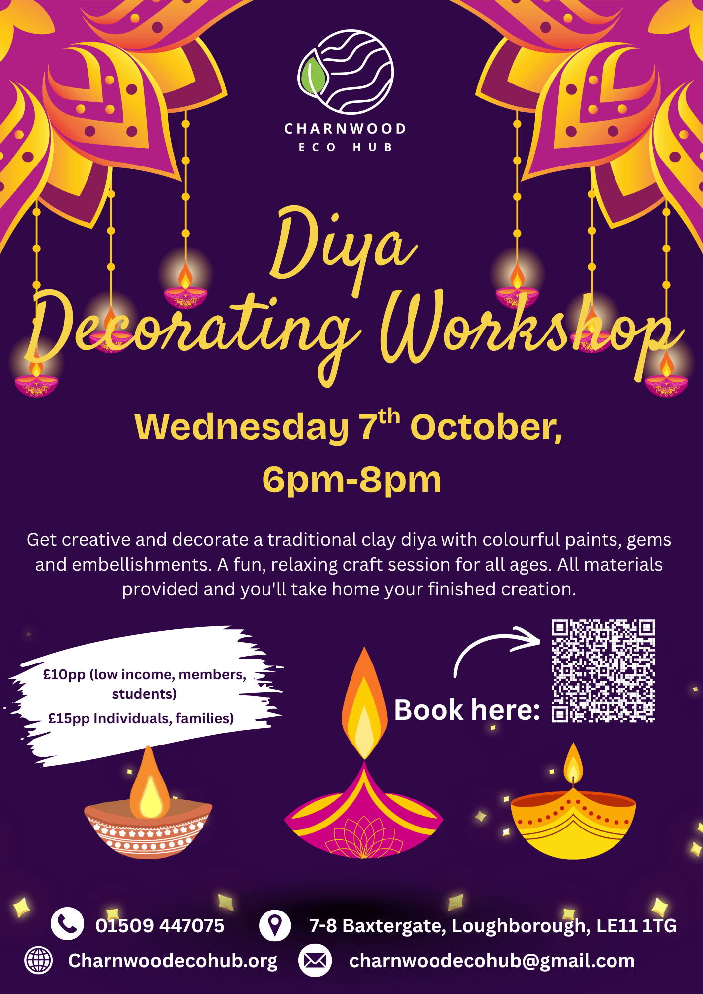Diya Decorating