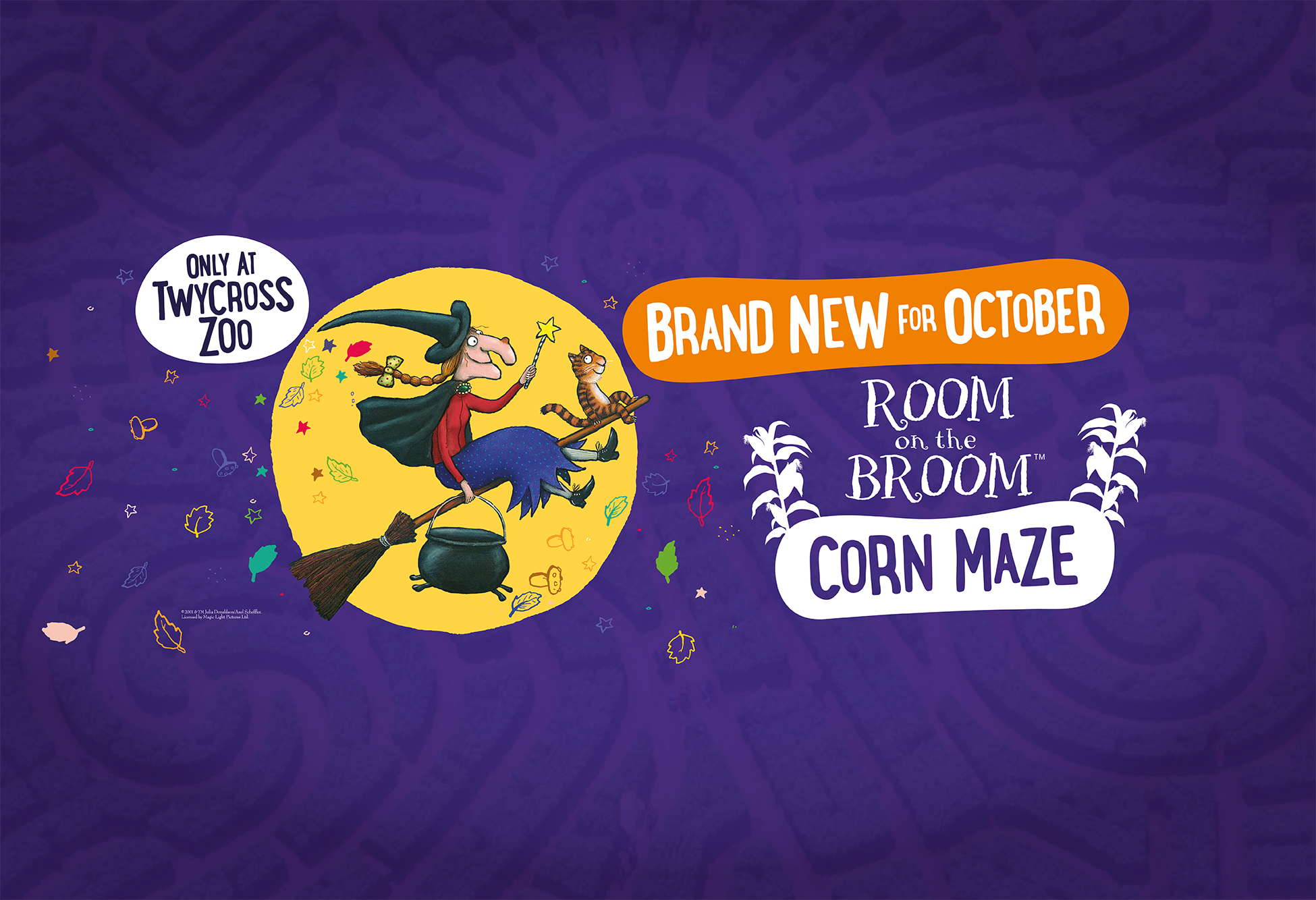 Room on the Broom Corn Maze