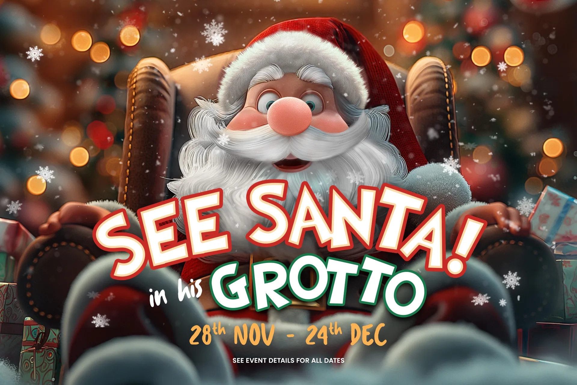 Visit Santa in his grotto - Twinlakes Park